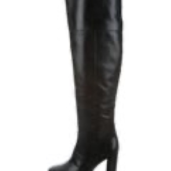 Tory Burch Shoes - Tory Burch Black Over the Knee Boots